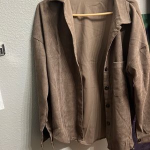 Corduroy button up